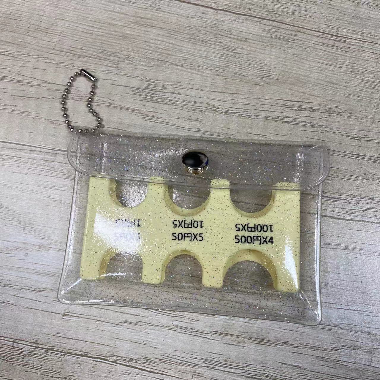 Clip de moneda promocional spot al por mayor monedero de PVC bolso de almacenamiento de coche para hombre billetera de moneda creativa de gran capacidad para mujer