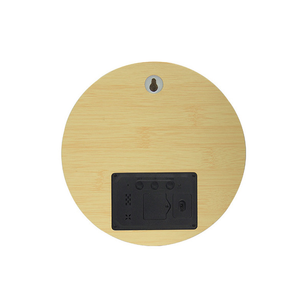 Factory wholesale creative LED wooden round clock fashion electronic…
