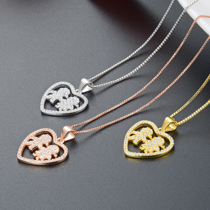 Colgante de amor de plata esterlina S925 nicho coreano de alto nivel de moda temperamento colgante de plata accesorios fuente al por mayor