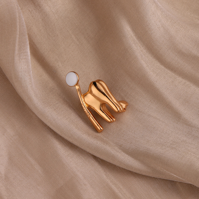 6g Weight Brooches Classification Daily Occasion Alloy Material Unisex Gender Plating Design Fashion Style Fashion Pin Alloy Plating Unisex Brooches 2