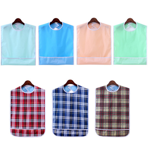 Eating bibs for the elderly, adult bibs, rice bibs, waterproof bibs for the elderly, three-dimensional saliva towels, plus size
