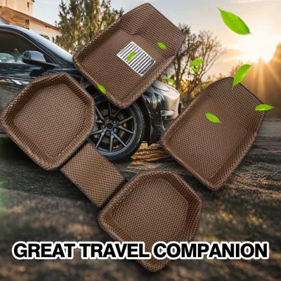 Universal Foot Pad mats, universal, dirt-resistant, thickened - brown-universal
