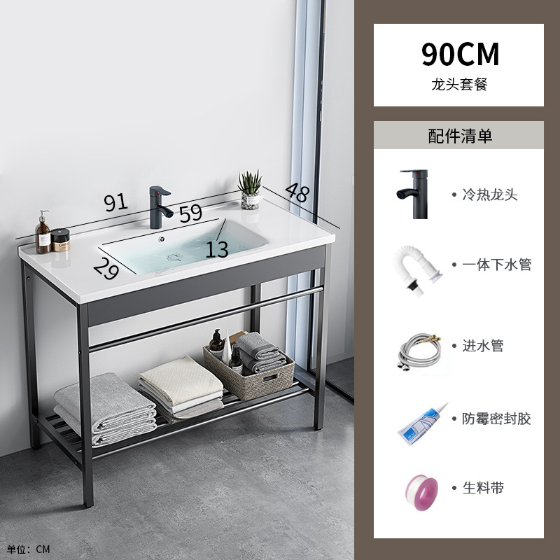 acero inoxidable doble lavabo cerámica un todo soporte lavabo profundizar lavabo lavabo lavabo lavabo