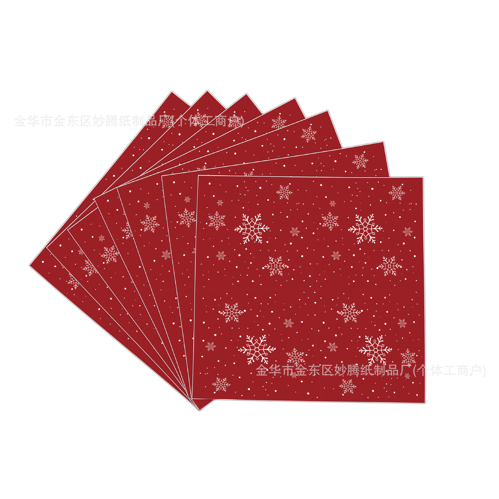 Nueva caja de regalo de Papá Noel flor floral set de cubiertos desechables decoración de fiesta set de platos de papel desechables