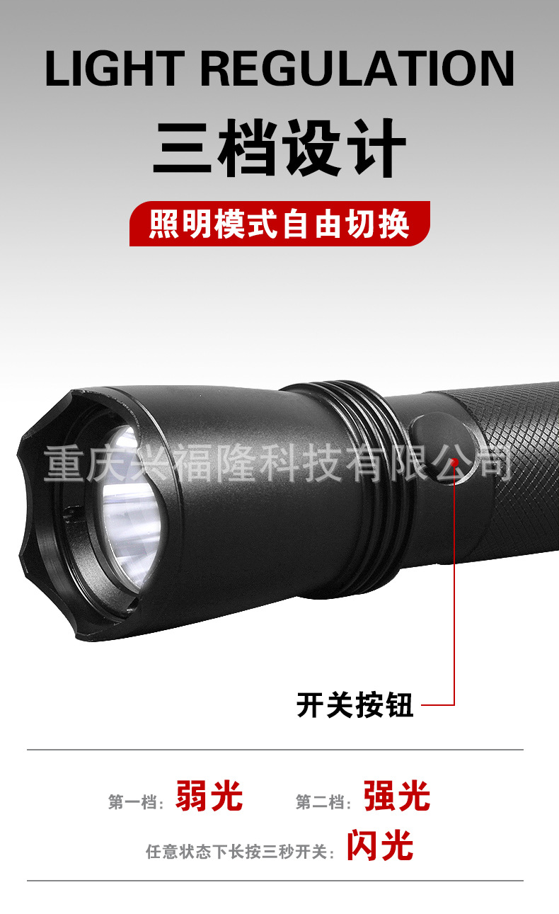 Shangwei Lighting Explosion-Proof High-Brightness Flashlight SZSW2102 LED Explosion-Proof Flashlight SZSW2101 Waterproof Long-Lasting Battery Life