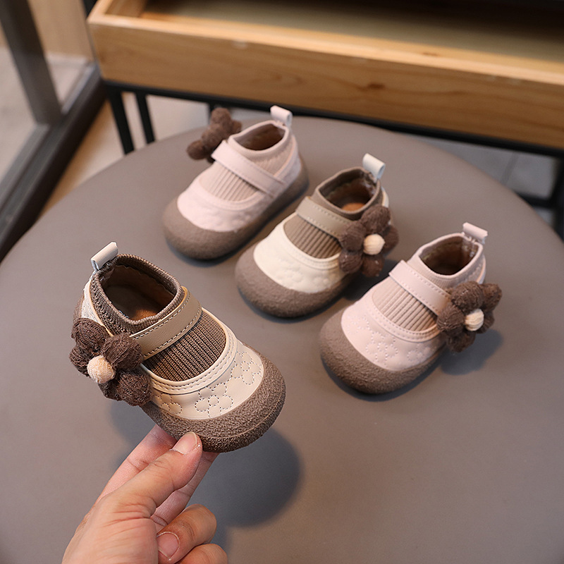 Dropshipping Girls Toddler Shoes Spring and Autum New Princess Shoes 1-2 Years Old Toddler Fly Woven Girls Toddler Shoes Single 3