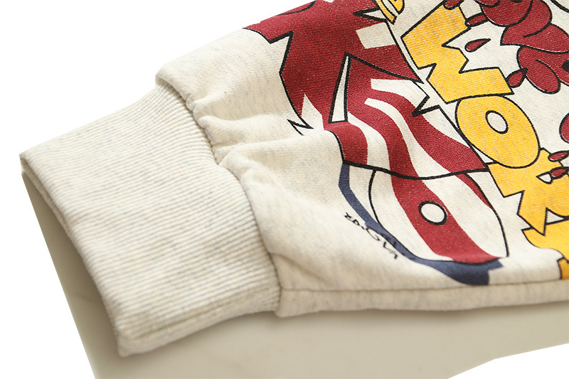 Marque de mode américaine High Street Madonna graffiti peint à la main rétro vieux sweat-shirt à capuche pour hommes et femmes veste ample à capuche_voghion.com