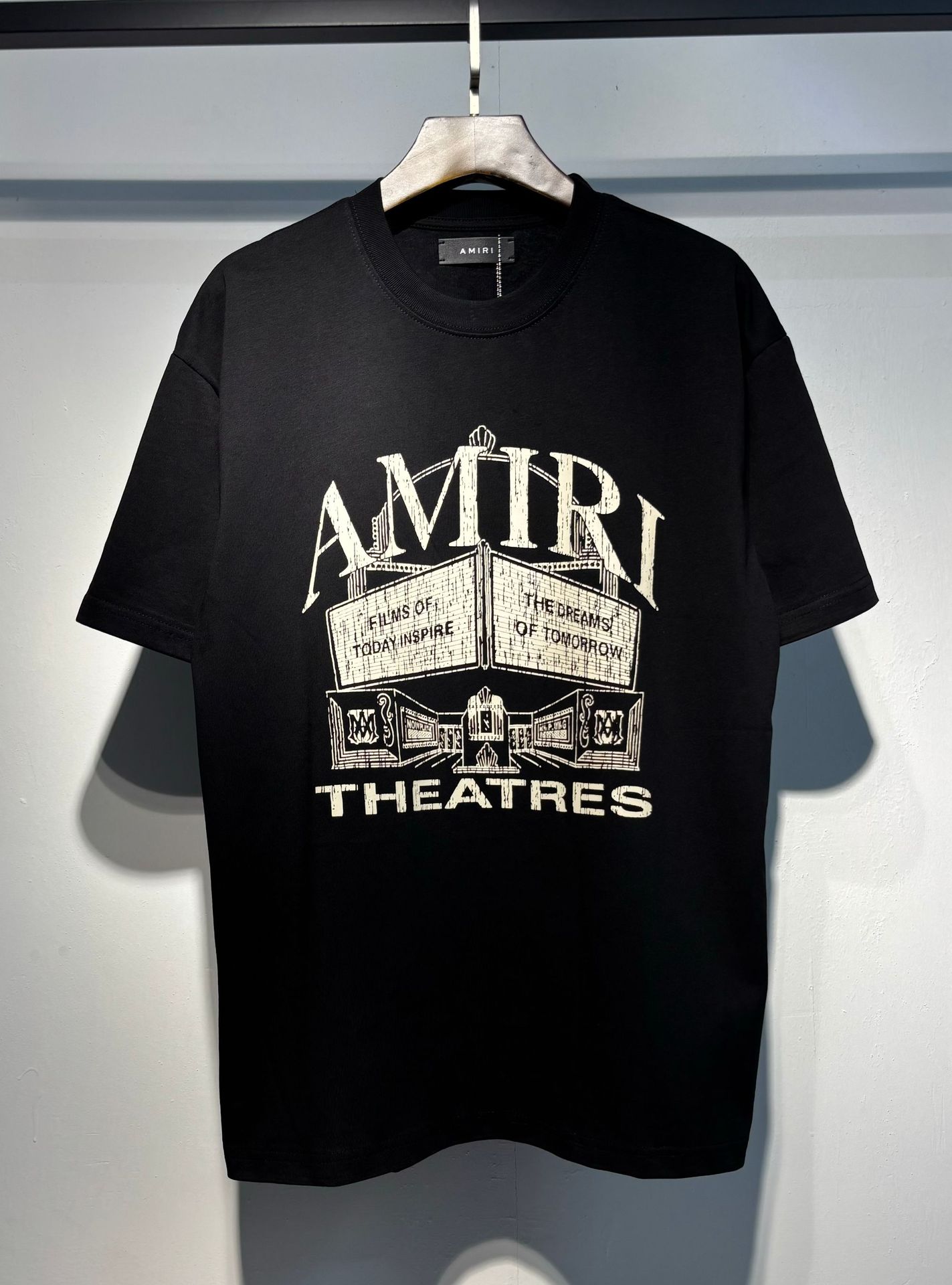 Verano nueva camiseta de manga corta impresa de letras suelta marca de moda hombre camiseta casual de media manga mujer