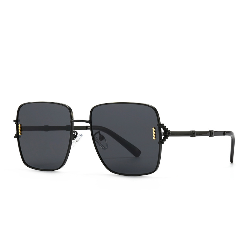 Lunettes de soleil carrées tendance rétro pour photographie de rue, lunettes de soleil à charme moderne INS_voghion.com