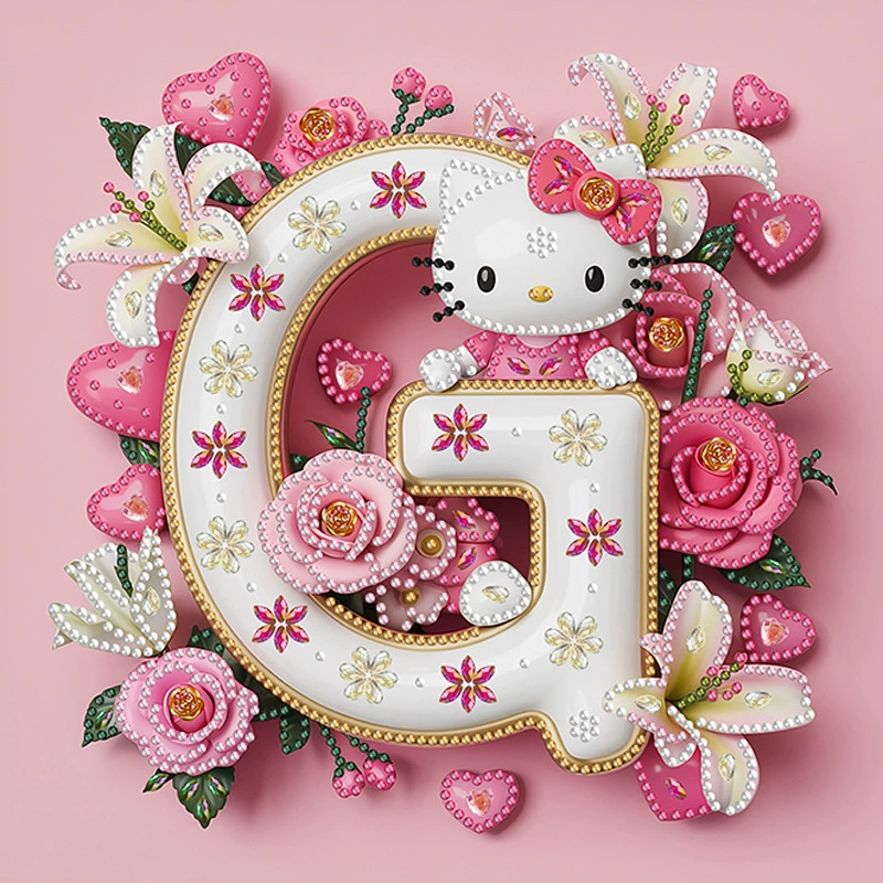 Aliexpress кроссборд KT кошка алмазная мозаика cartoon буква наклейка ручной работы diy гостиная декор картина популярная алмазная