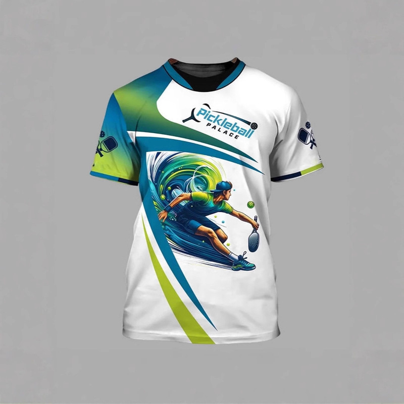 Pickleball Team Sports T-Shirt Men's and Women's Round Neck Short Sleeve Cool Fashion Pattern Design Trend Outdoor T-Shirt Pickleball Team Sports T-Shirt Men's and Women's Round Neck Short Sleeve Cool Fashion Pattern Design Trend Outdoor T-Shirt
