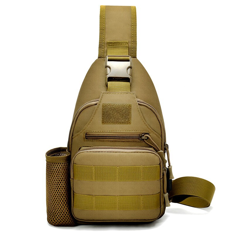 Bolso de pecho de los hombres crossbody bolsa de camuflaje multifuncional mochila táctica al aire libre crossbody bolsa de lona ocio deportes bolsa Luya