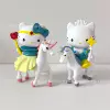 Unicorn riding couple KT with color box