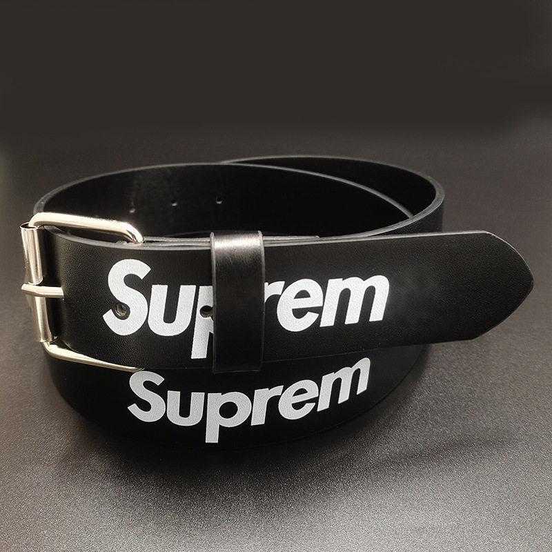 Cinturón de PVC con Letras SUP y Acabado de Charol, 110 cm, para Hombre y Mujer | Estilo Versátil