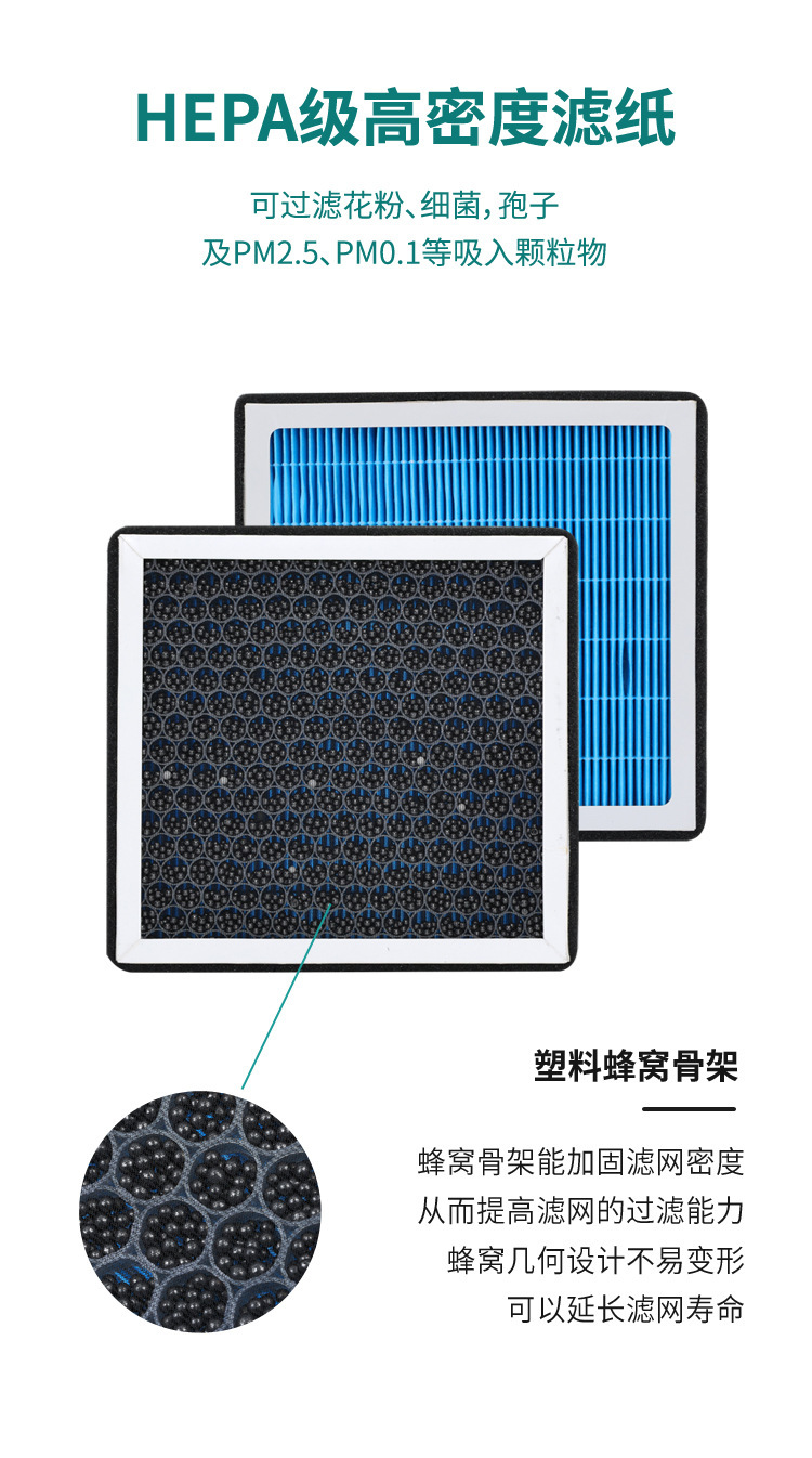 Compatible with Fengfan air conditioning filter + air filter set, activated carbon filter, car air filter for 08-14 models