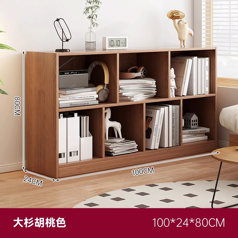 Estante de libro Estante de piso Gabinete combinado sala de estar Gabinete de almacenamiento doméstico Gabinete de almacenamiento Gabinete de exhibición de dormitorio Gabinete de libros simple