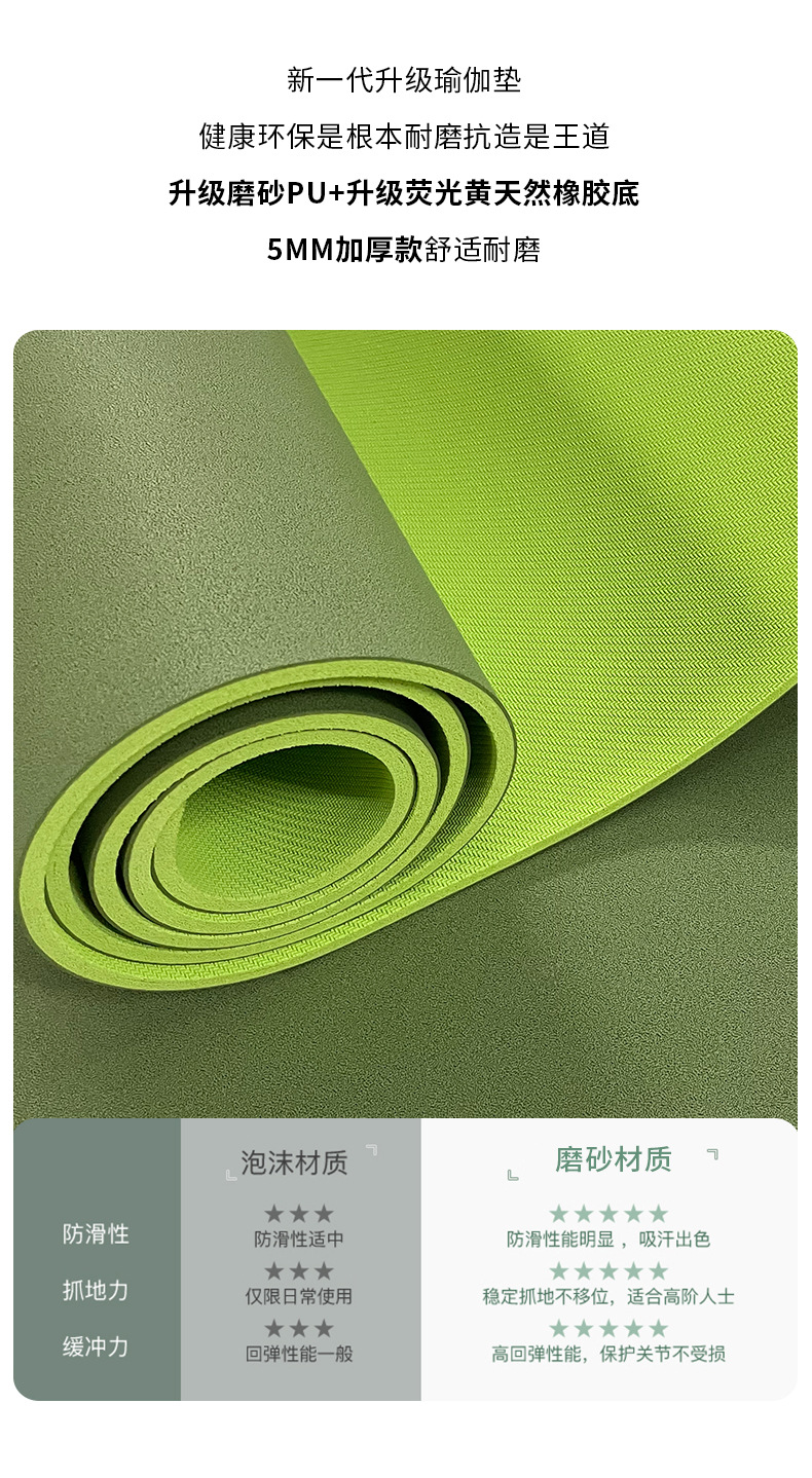 天然橡胶瑜伽垫