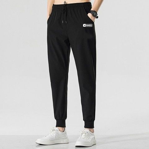 Pantalones de hombre, verano 2022, nueva marca de moda, pantalones deportivos, talla grande, holgados, estampados, joggers, informales, de nueve puntos