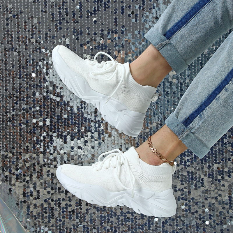Spring and Autumn Couple's Cross-border Slip-on Fashion Casual Shoes Soft-soled Comfortable Outdoor Walking Shoes Thick-soled Flying Woven Trendy Shoes Spring and Autumn Couple's Cross-border Slip-on Fashion Casual Shoes Soft-soled Comfortable Outdoor Walking Shoes Thick-soled Flying Woven Trendy Shoes