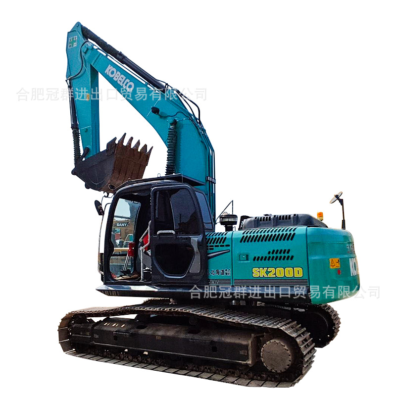 Exportación comercial de segunda mano Shengang SK200D excavadora usada Kobelco75 excavadora formalidad completa image 6