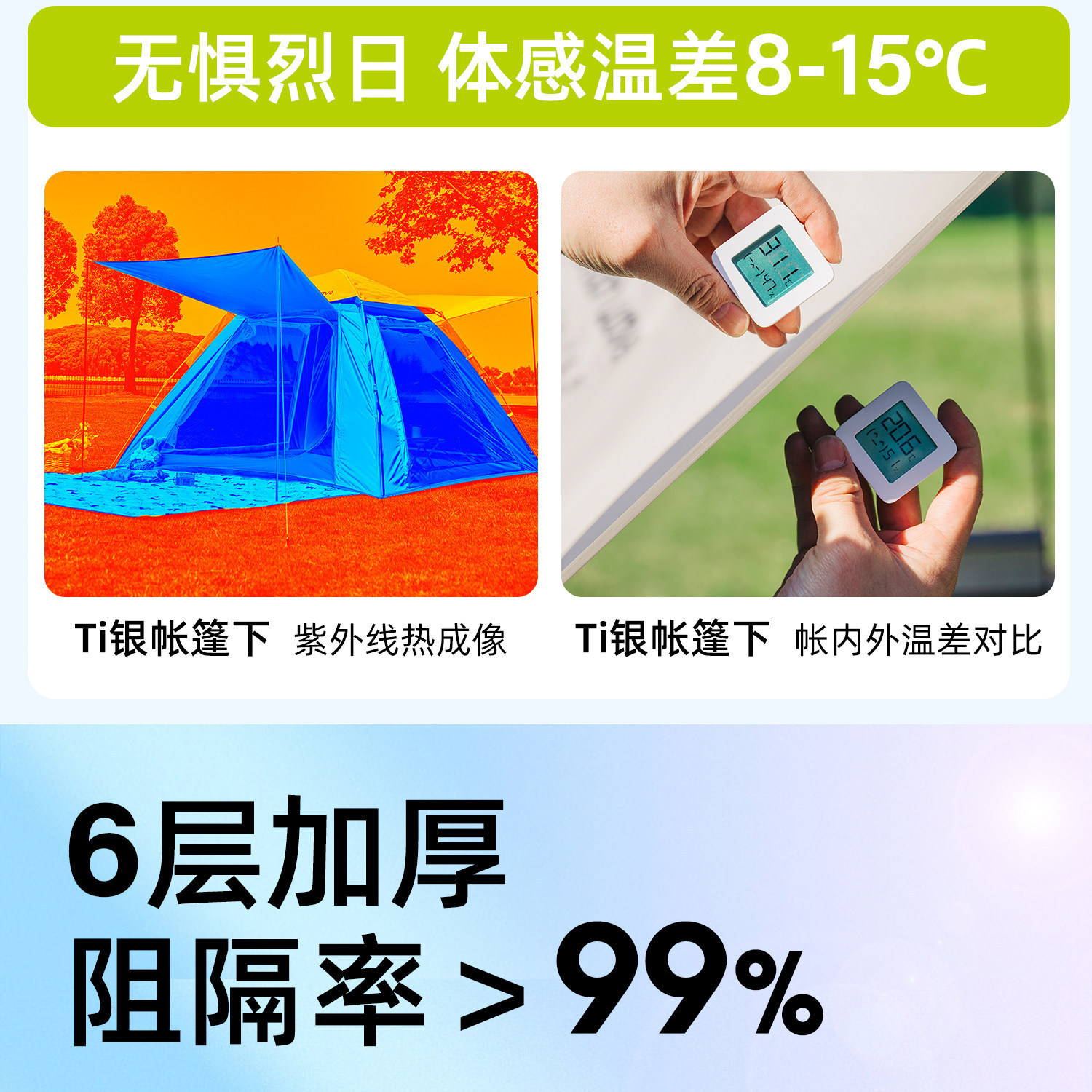 Outdoor Tent for Camping, Lightweight, Quick-Open in One Second, Thickened, Sun Protection, Rainproof, Beach Picnic Camping Tent