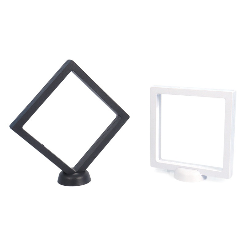 14*14 reloj pluma creativa a prueba de polvo PE suspensión caja de embalaje regalo de joyería transparente película de almacenamiento caja de presentación