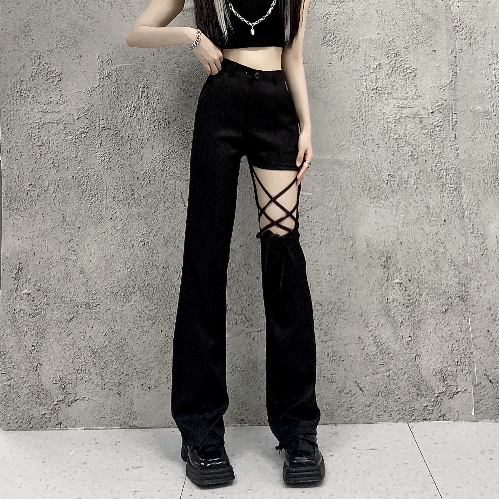 Gothic Punk Style Leggings 3