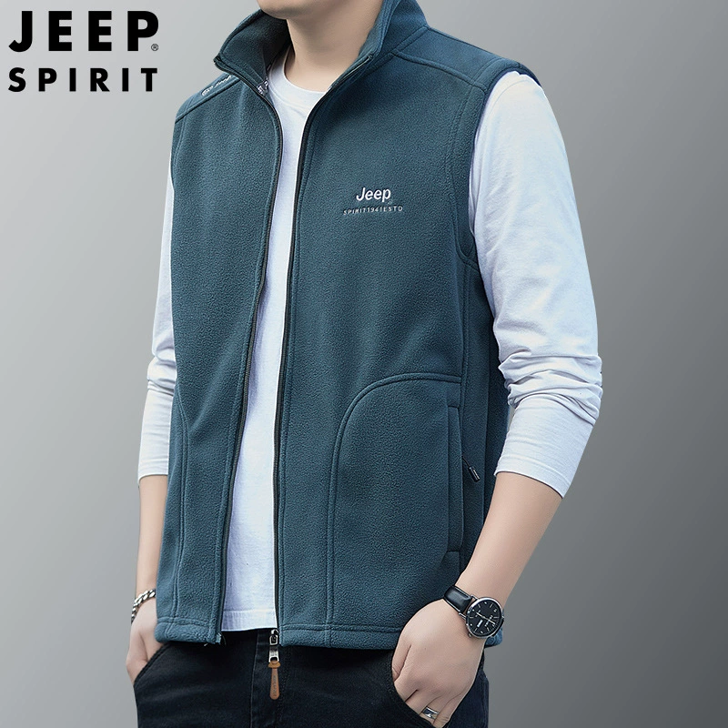 Jeep, осенняя удобная жилетка, кардиган, майка, куртка