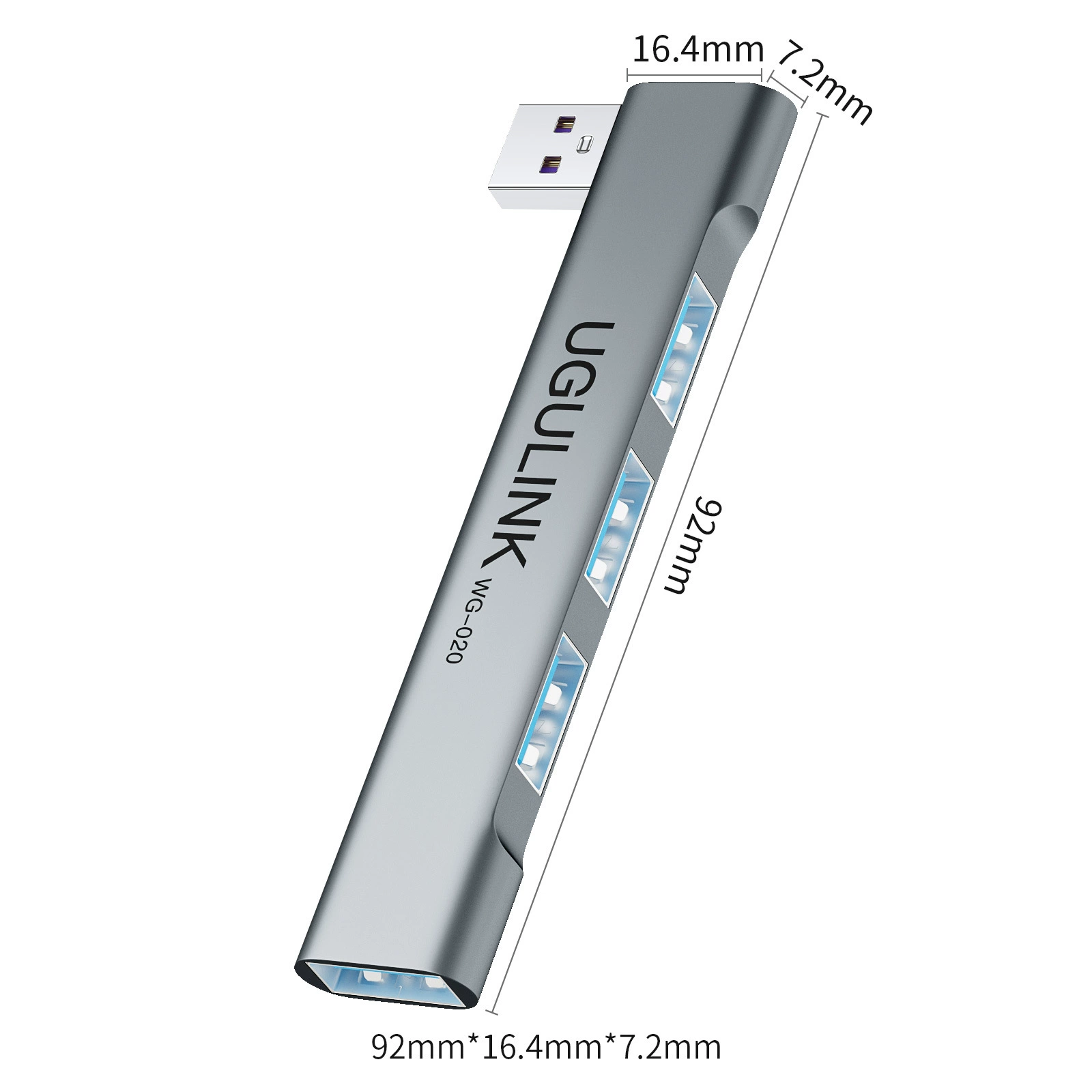 Четыре в одном USB3.0 HUB хаб Witchwood Type-C Type-C разъем мульти OEM расширение ноутбука
