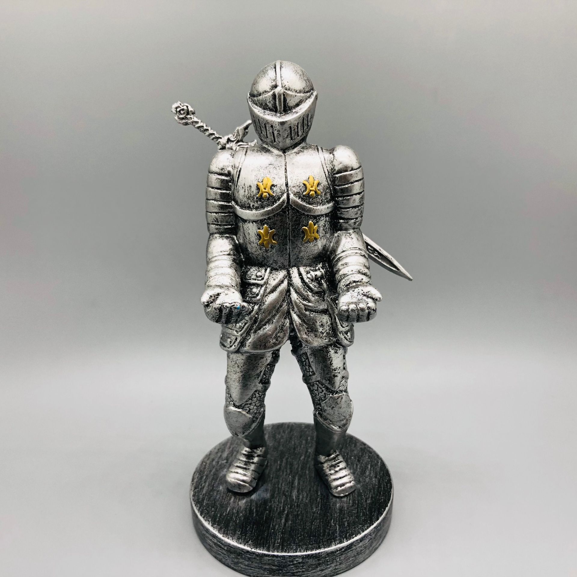 Soldado Ejecutivo Caballero titular de la pluma creativo titular del teléfono móvil titular de la pluma Imán con espada juego mango soporte