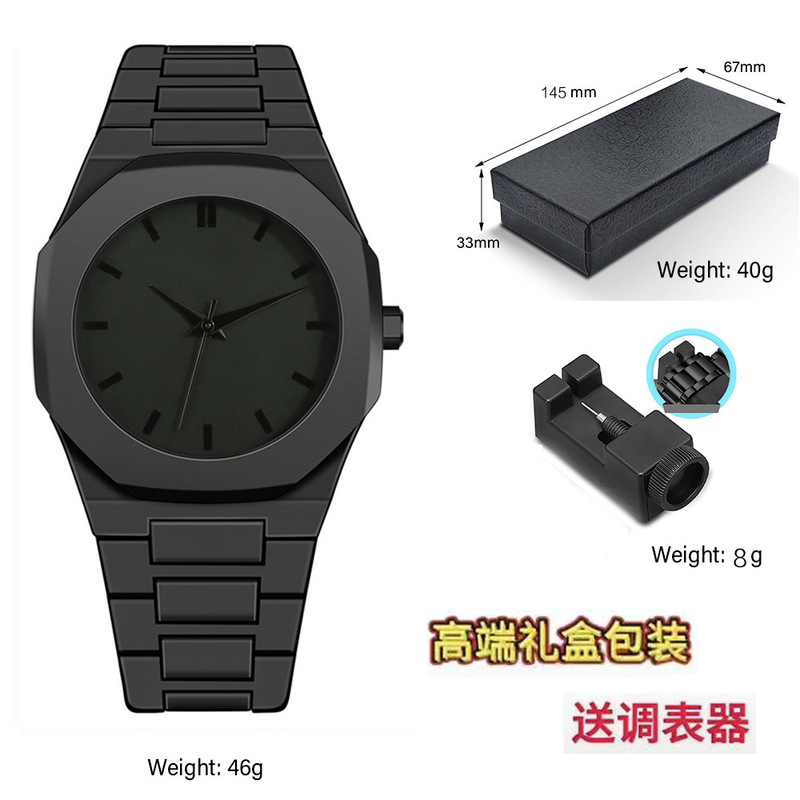 Italian Designer Brand Black Warrior Dopamine Men's and Women's Watches, Simple and Stylish Student Watches, High-Value Waterproof Quartz Watches
