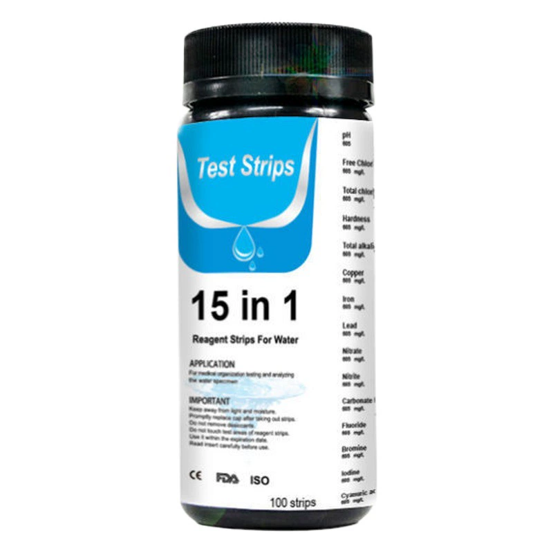 Тестовая тестовая бумага 15 в 1 аквариум для питьевой воды из водопроводной воды из промышленных сточных вод