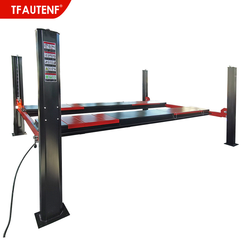 Suministro plataforma elevadora de coches de cuatro columnas plataforma elevadora de coches ascensor