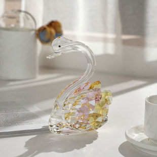 New Creative Crystal Swan Ornaments Home Decorations Wedding Gifts Crystal Crafts Holiday Gifts