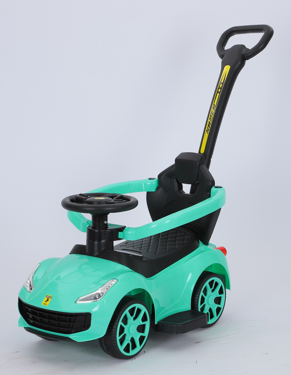 Niños de cuatro ruedas de torsión, patina para bebés de 1 - 3 años de edad, se puede sentar con música swing con patina asistida de empuje manual.