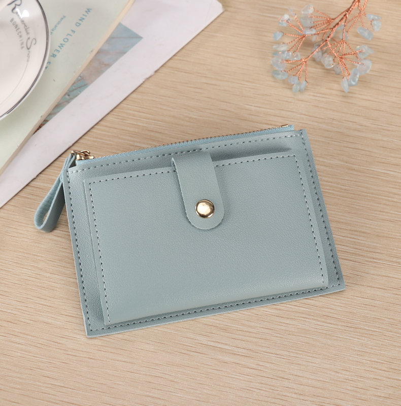 37g Weight Zipper, Buckle Closure Type Small Wallets Bags Type 1 Piece Quantity Daily Occasion Pu Leather Material Solid Color Pattern All Seasons Season Women's Gender Simple Style, Classic Style Style Square Shape Women's Solid Color Pu Leather Zipper Buckle Small Wallets 12