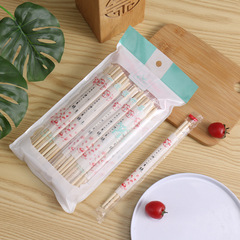Disposable chopsticks, household, restaurant takeout, convenient, fast food, hygienic chopsticks, individually packed, disposable bamboo chopsticks, round chopsticks
