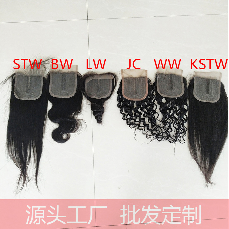 Real hair wig 4x4 mechanism T-shaped lac...