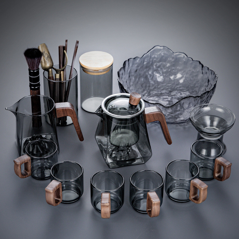 담배재 10개(관산냄비) 나무컵 + 다도 + 차캔 + 차세척