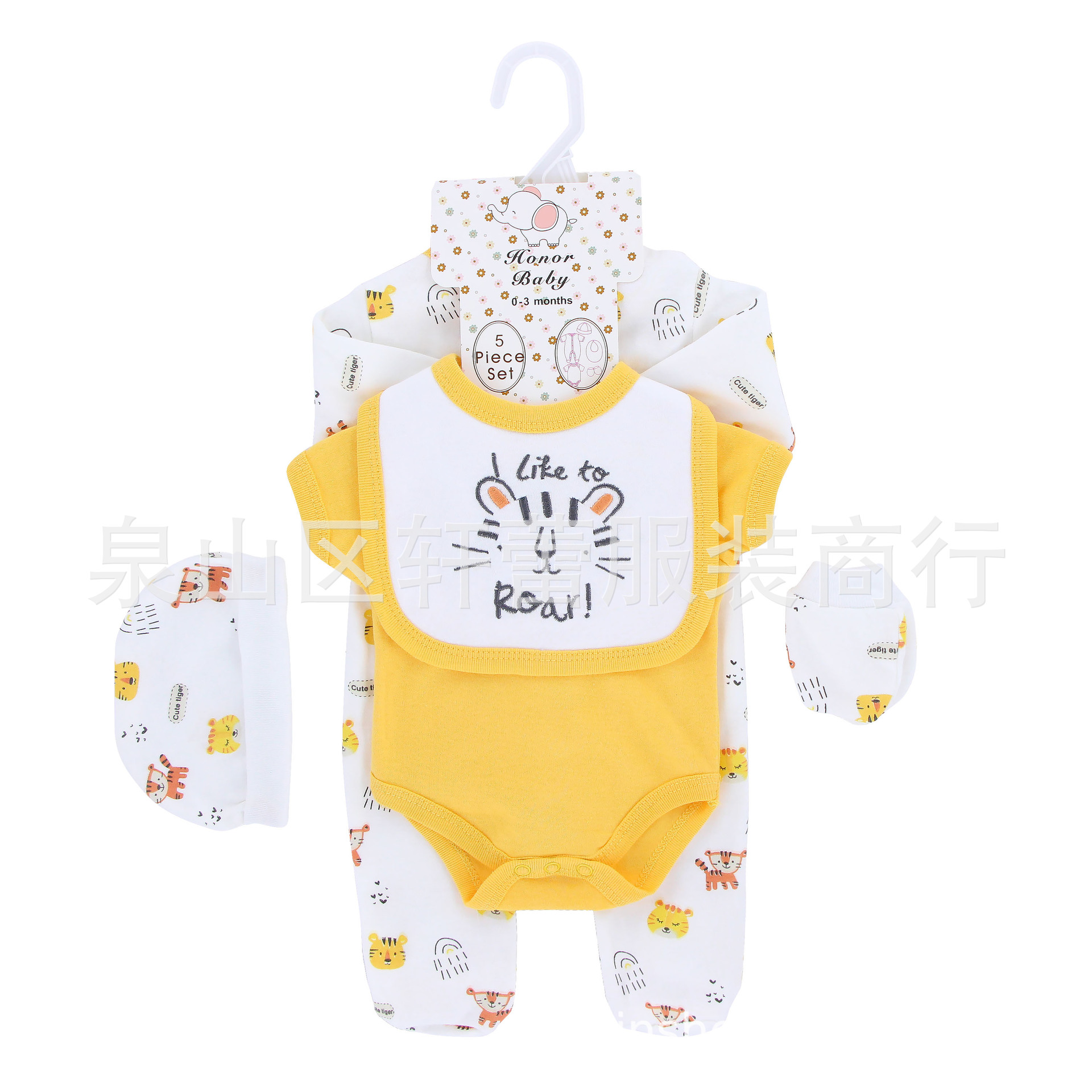 Conjunto de ropa para recién nacido, pelele de algodón puro, mono para bebé, ropa de bebé, ropa infantil transfronteriza europea y americana