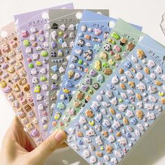 立体シールかわいいアニメ泡綿動物泡シール手帳3d立体携帯ケースccd装飾シール