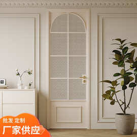 法式复古卫生间门钛镁铝合金阳台卧室书房洗手间浴室平开门新款