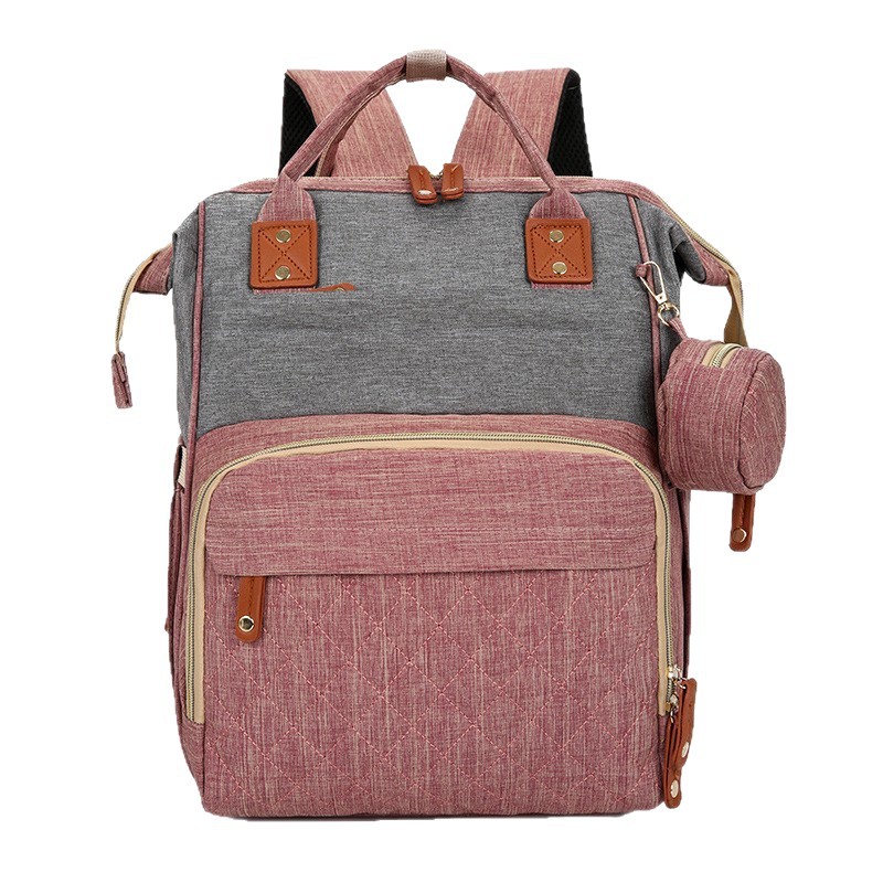 Momia bolsa de gran capacidad portátil madre-niño bolsa multifuncional seco y húmedo separación antirrobo mochila portátil al por mayor