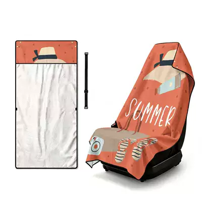 Universal seat cover seat cover 2-in-1, ultra-fine fiber - fqct381-75x150
