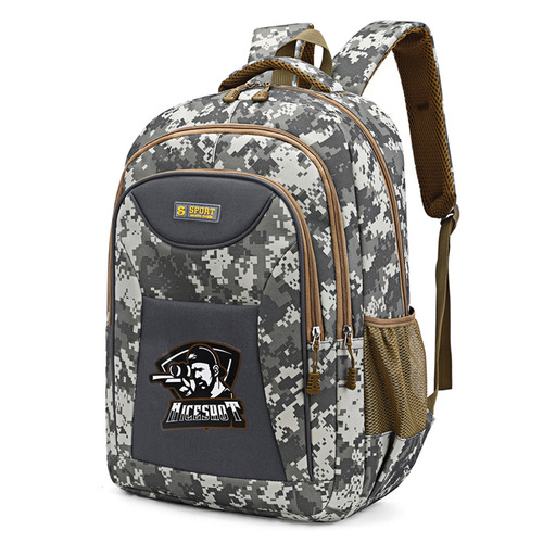Outdoor Camouflage Backpack Oxford Cloth Large Capacity Travel Backpack Men's Fashion Trendy Brand Casual Backpack Wholesale
