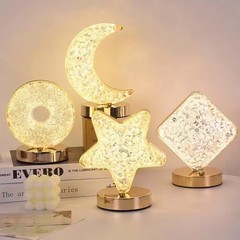 月亮灯星星夜光LED小夜灯充电式氛围灯女生生日礼物led灯