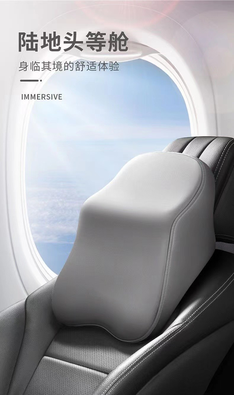 Wholesale Lumbar Support Headrest Car Neck Pillow Car Seat Cushion Memory Foam Slow Rebound Car Lumbar Support Pillow