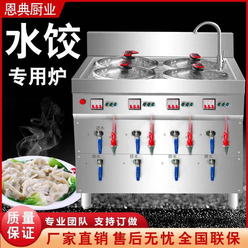 Печь для пельменей Endian из нержавеющей стали, коммерческая электрическая плита для лапши, горшок для пельменей, многофункциональная овощная плита, пряная горячая плита