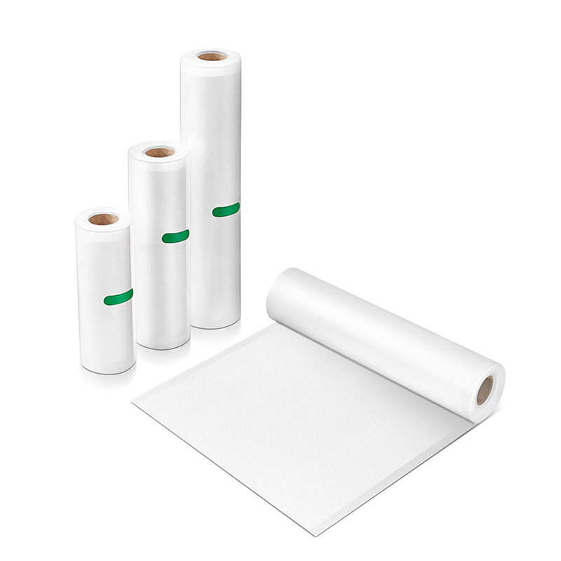 Bolsa de vacío de grano de lunares, película de coextrusión de nailon, sellado de succión de grado alimenticio, bolsa de mantenimiento al vacío congelada