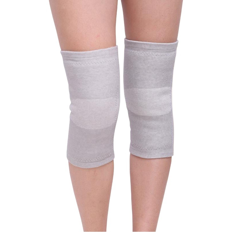 Rótula de carbón de bambú forrado de lana cubierta de rótula caliente al aire libre ciclismo deportes a prueba de frío polainas calientes para los hombres y las mujeres en stock